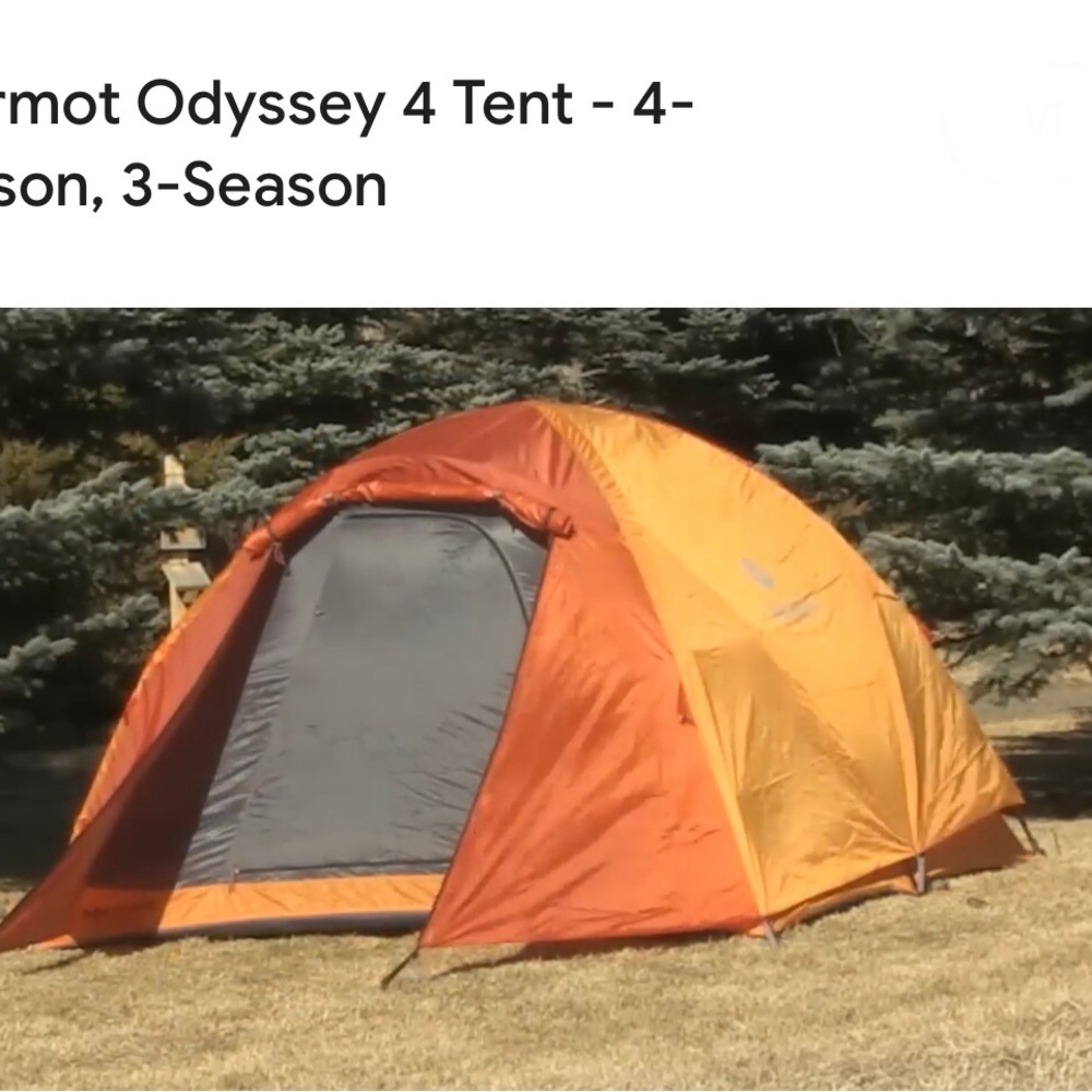 Marmot Odyssey 4 person tent